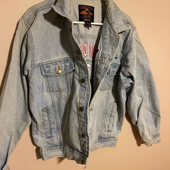 Orange County Choppers Men’s Medium M Denim Jean Jacket Vintage OCC New York - Picture 6 of 6
